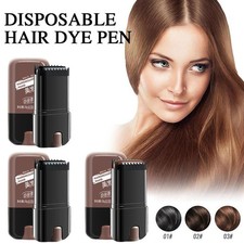 Hair Color Stick Long Lasting Washable Cover Gray Hair Dye Disposable Pen '