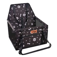 Dog Car Seat Foldable Pet Booster Washable Travel Carrier Small Dog Cat