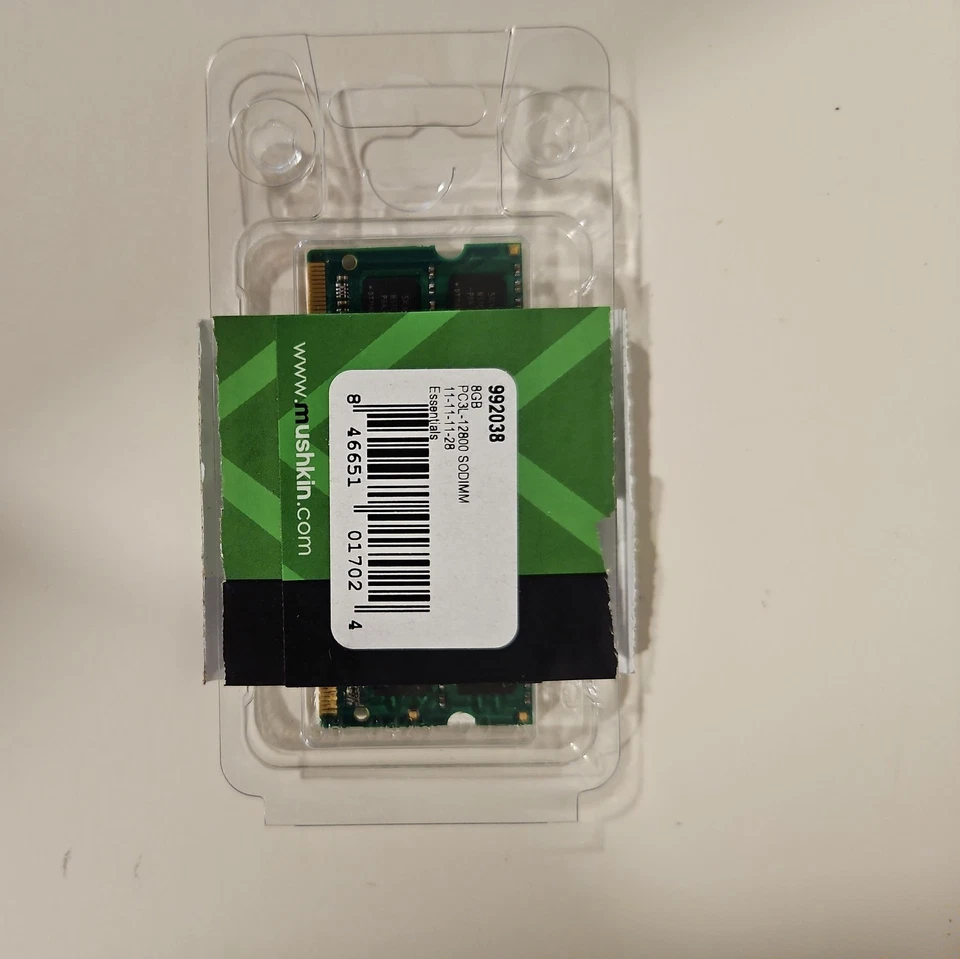 MUSHKIN 8GB 204-PIN DDR3 SO-DIMM 992038 DDR3L 1600MHZ E2-6(4) - Image 2 of 2