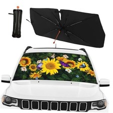 Butterfly Expanded: 147  75 cm, Folded: 33  11 cm NewStyle-Yellow Sunflowers