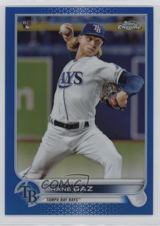 2022 Topps Chrome Blue Refractor 100/150 Shane Baz #201 0ca0