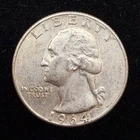 90% Silver - 1964 Washington Quarter  - 17-27
