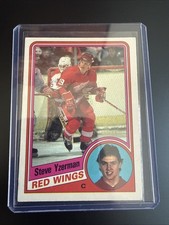 1984-85 O-Pee-Chee Steve Yzerman Rookie Card RC #67 Detroit Red Wings. rookie card picture