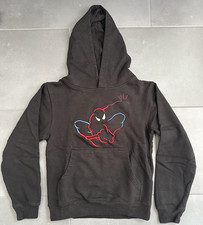 Marvel Spider-Man Graphic Print Universal Studios Black Hoodie Size Youth S