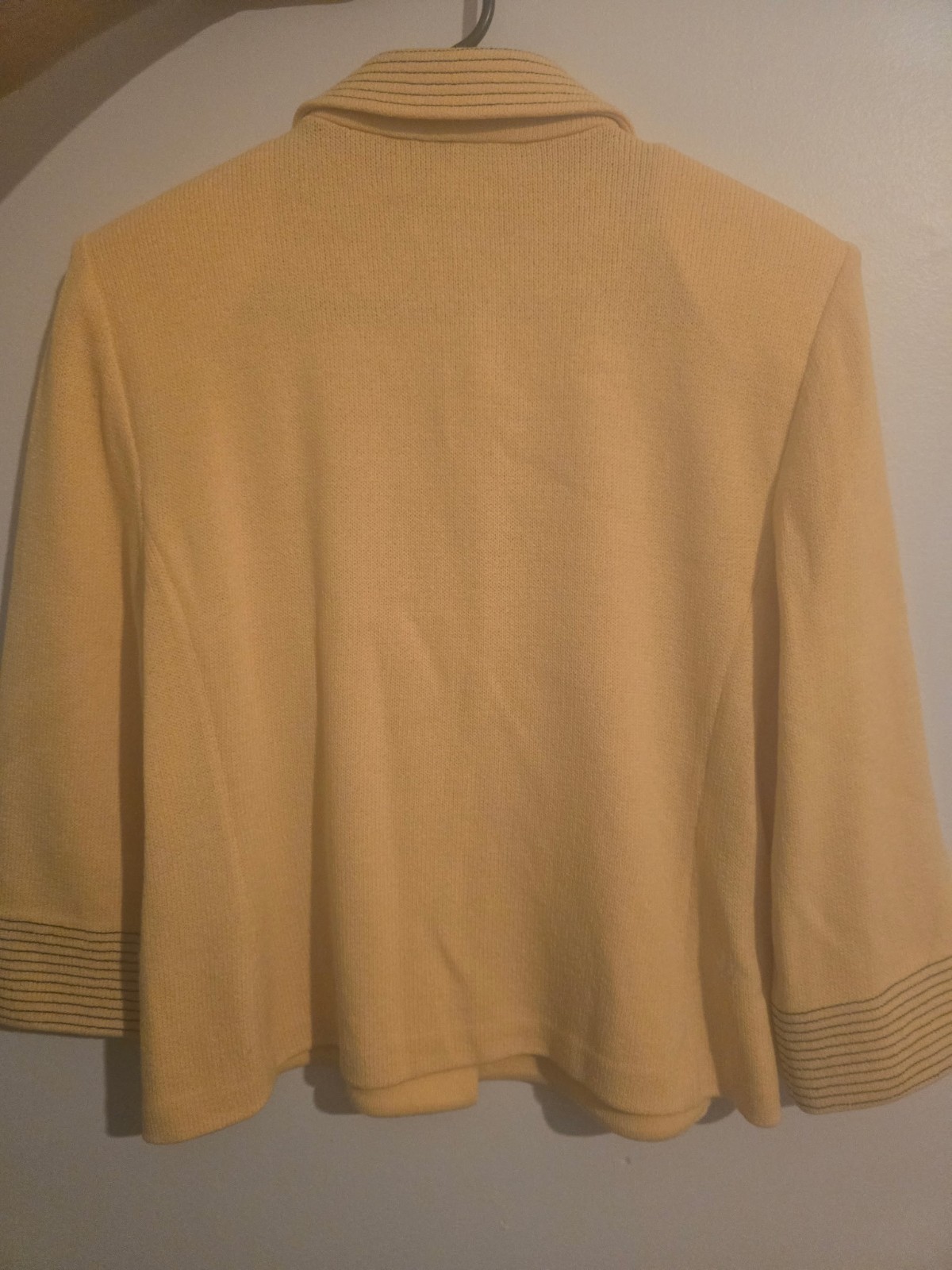 St. John Collection Yellow Button Collared Blazer… - image 3