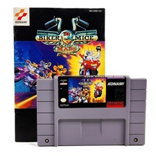 Biker Mice From Mars - Super Nintendo SNES (Authentic, Tested, Ships in a Box)