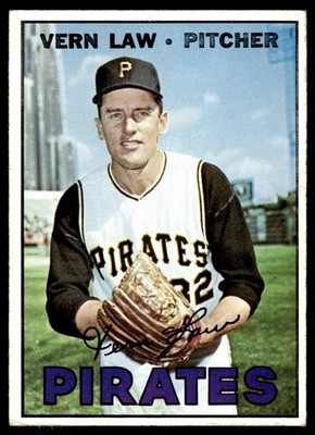 1967 Topps Vern Law Pittsburgh Pirates #351