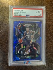 Herbert Jones 2021-2022 NBA Panini Prizm Blue Ice #35/125 Rookie PSA 10 