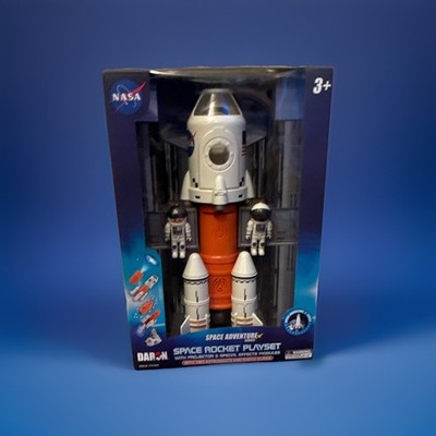 Daron NASA Space Adventure 5-in-1 Modular Space Rocket Playset Projector 