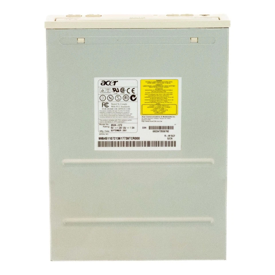 Internal Drive Acer 652A-072 CD - ROM Drive Ide 5.25 Inch - Image 3 of 3