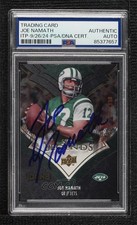 PSA/DNA 2008 Icons NFL Legends /999 Joe Namath Certified Authentic Auto HOF 0q9g