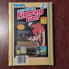 Lee Trevino's Fighting Golf NES Nintendo Complete CIB