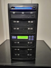 Pro Duplicator 1 to 5 24X Burner DVD/CD Writer Duplicator Stand Alone Tower