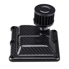 NICECNC Pour Harley Fat Boy Fat Bob Couvercle supérieur à double couche ventilé