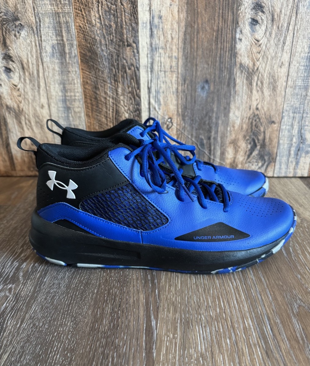 Under Armour スパイクシューズ 黒/青 Under Armour Humble/Hungry Basketball Shoes Blue/Black Men's 12.5