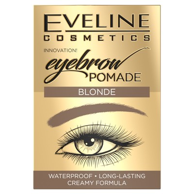 5903416008002 Eveline Cosmetics Eyebrow Pomade pomada do brwi Blonde (P1) Evelin