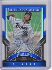 2015 EXTRA EDITION JUSTIN GARZA RC AUTO #36/50 *STATUS DIE CUT*