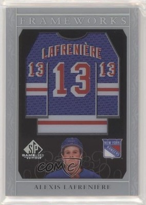 2020-21 Upper Deck SP Game Used Frameworks Alexis Lafreniere #F-AL 0gn4
