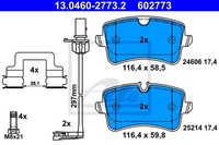 ATE Bremsscheiben Ø330MM + BremsbelÄGe Hinten FÜR Audi A8 Porsche VAG