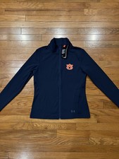 Under Armour Auburn Tigers Navy Blue Full Zip Jacket Size Medium NWT