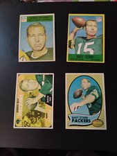 (4) Vintage Bart Starr Football Cards (see scan)