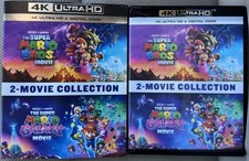 Super Mario Galaxy 2-movie Collection 4k Uhd Discs Slip Cover. No Digital Code