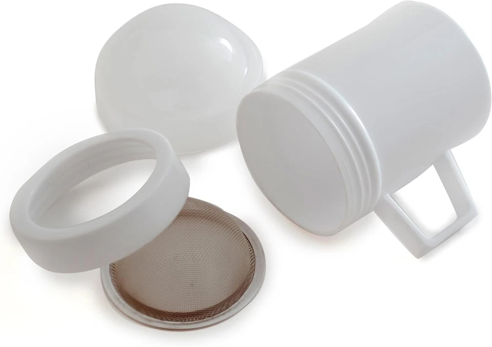 Tamiz de polvo coctelera de azúcar en polvo para harina de azúcar multiusos Norpro 4,25 de alto Foto 2 de 4