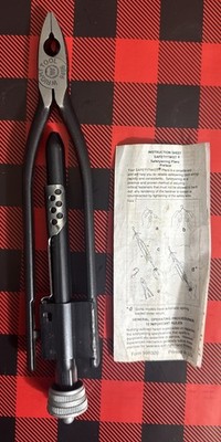 VINTAGE WRIGHT TOOLS SAFETY WIRE TWIST PLIERS RIGHT HAND TWIST 9466 USA NOS
