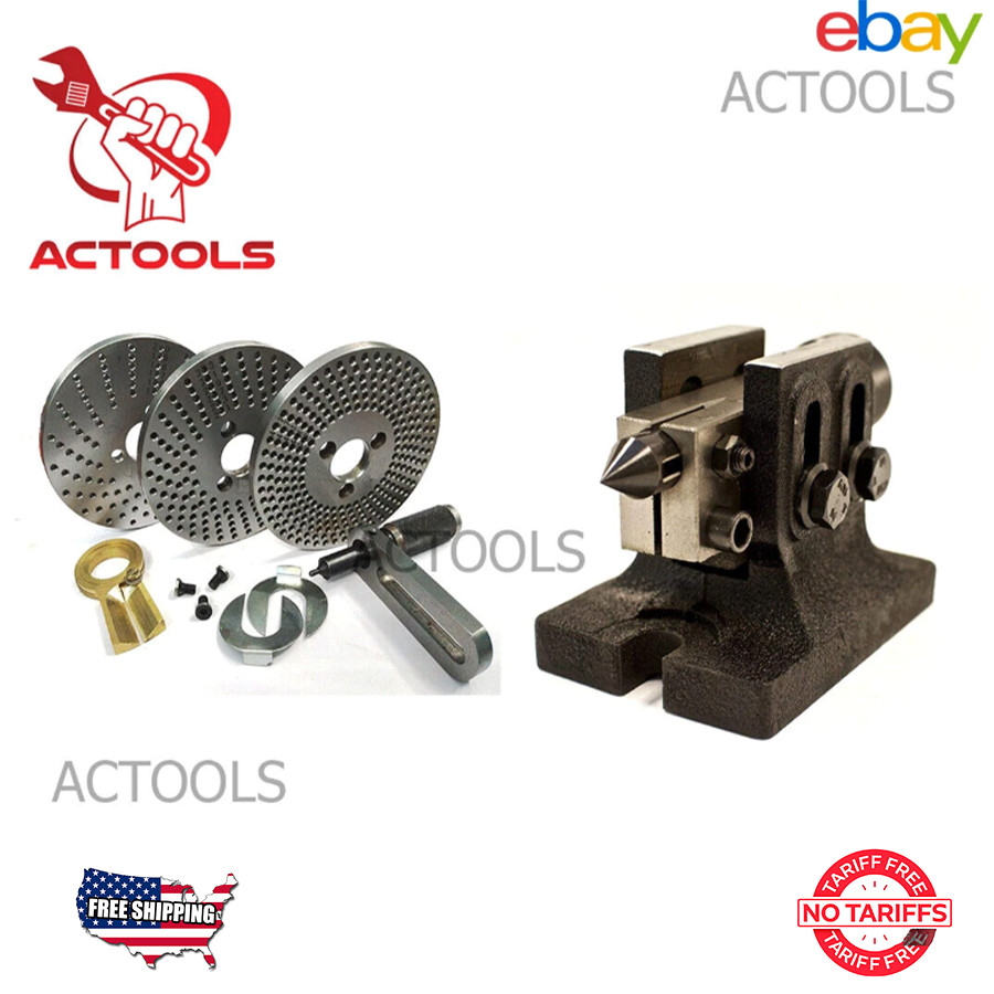 Indexing Plate Set With Double Bolt Tailstock Used With Rotary Table HV4 And HV6