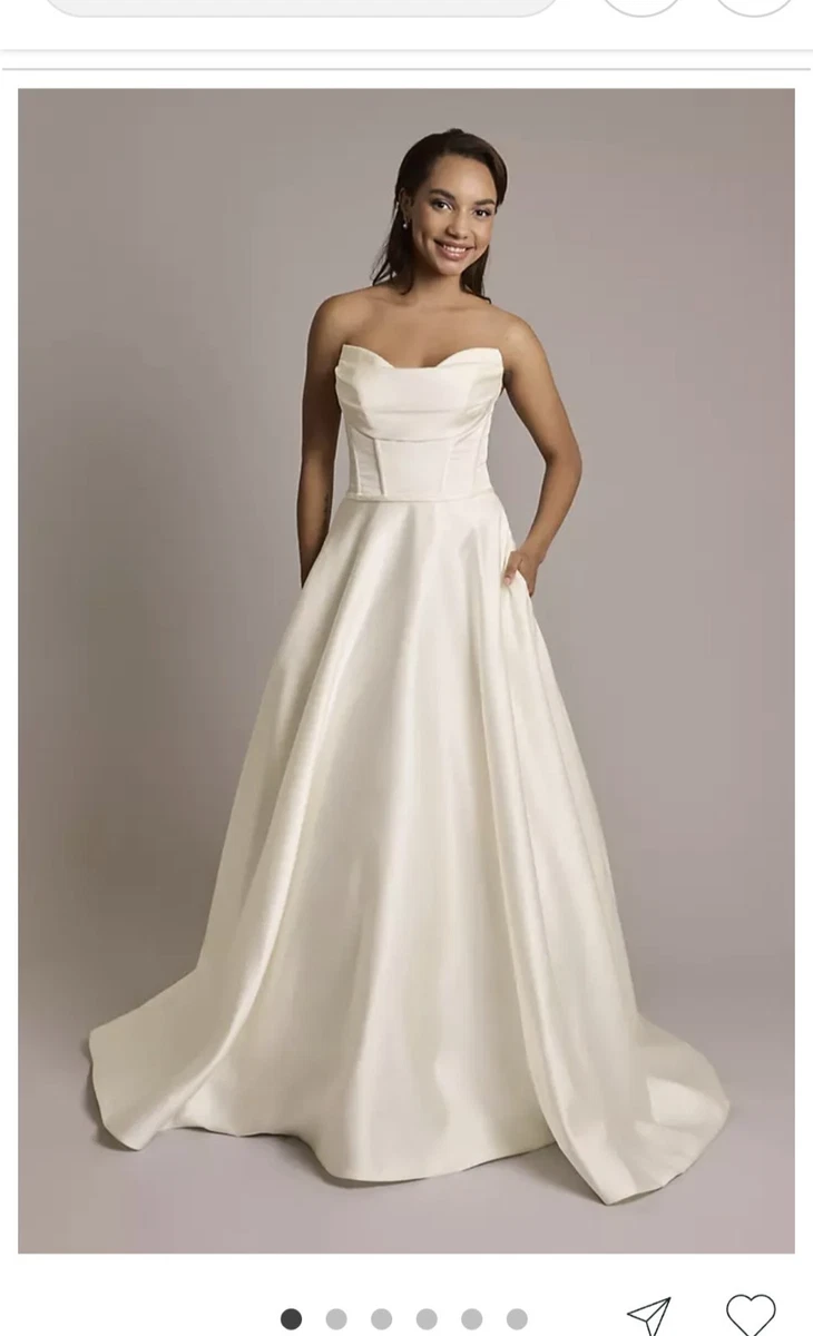 david's bridal corset wedding dress David's Bridal Collection, Galina Signature - Lace Corset Ballgown New Wedding  Dress Save 39%