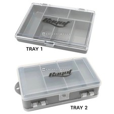 SCATOLA RAGOT BOX TRAY PESCA MARE FIUME PORTA MINUTERIA RESISTENTE TRASPARENTE