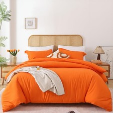 Duvet Cover Queen Size, 3 Piece Luxury Soft Bedding Set, No Comforter