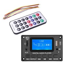 6-12V #2*40W Amplificatore Audio Stereo Auto Radio FM Modulo di Supporto TF Card
