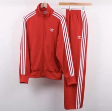 Adidas Classic Firebird Tracksuit Scarlet Red 2 Piece Set Authentic Men  s Medium