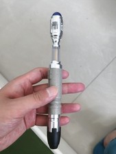 US Now  10th Doctor Who Metal Sonic Screwdriver Scalable LED Replica Prop Gift