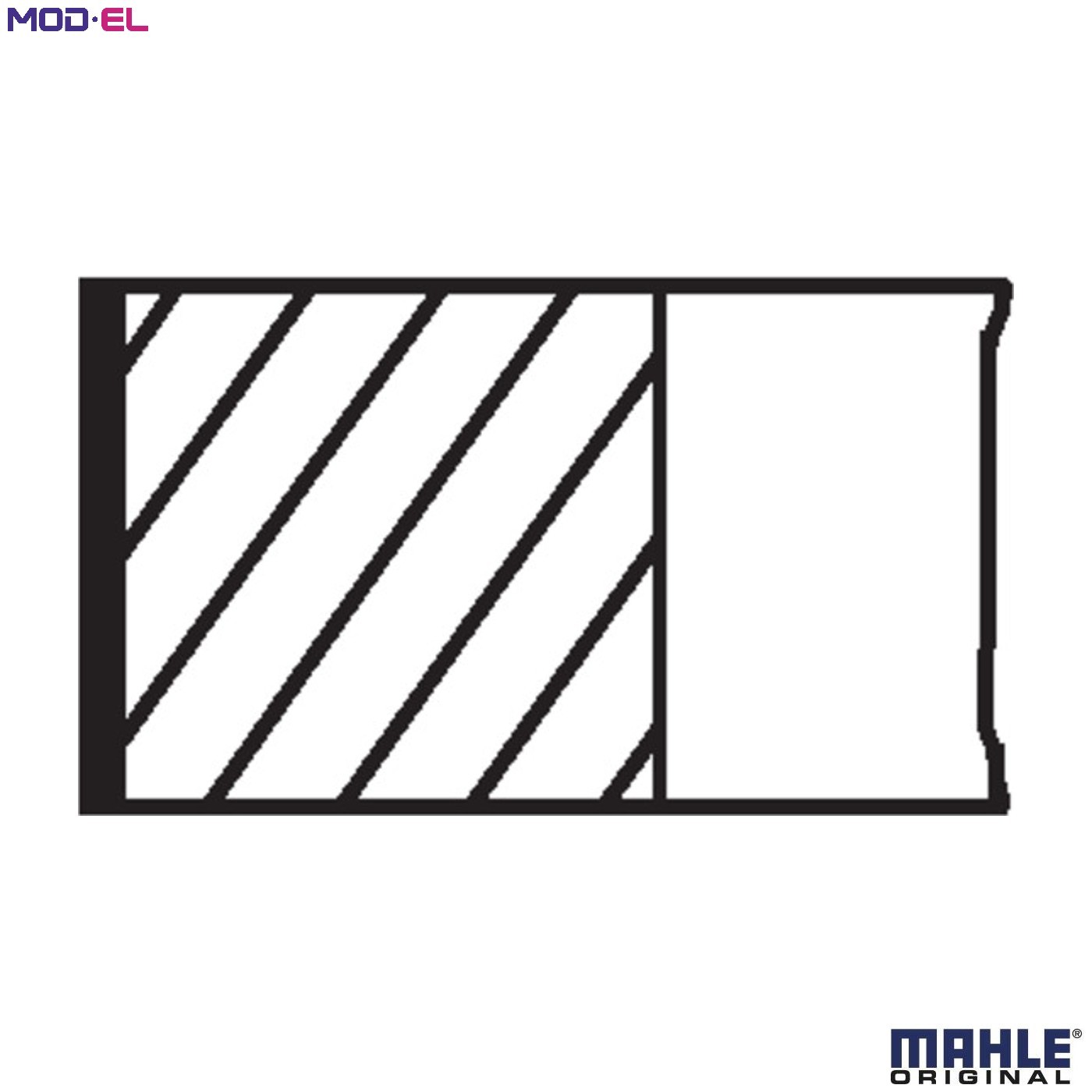4x PISTON RING KIT 011 RS 10109 0N0 FOR B 10 XFL B10XFL/10XFT D10XFL 3cyl 1.4L