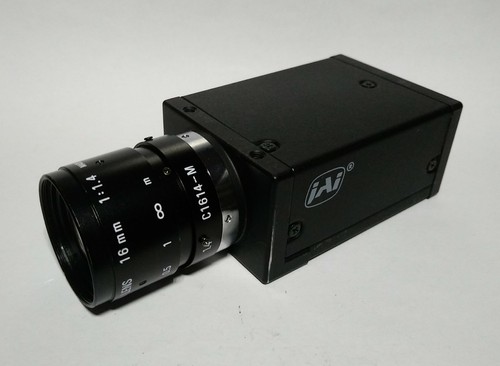 Jai CV-A1 Monochrom CCD Kamera + Pentax TV Lens 16mm 1:1.4 - Afbeelding 1 van 4