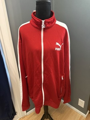 Puma Archive T7 Track Jacket  Barbados Cherry Red XL
