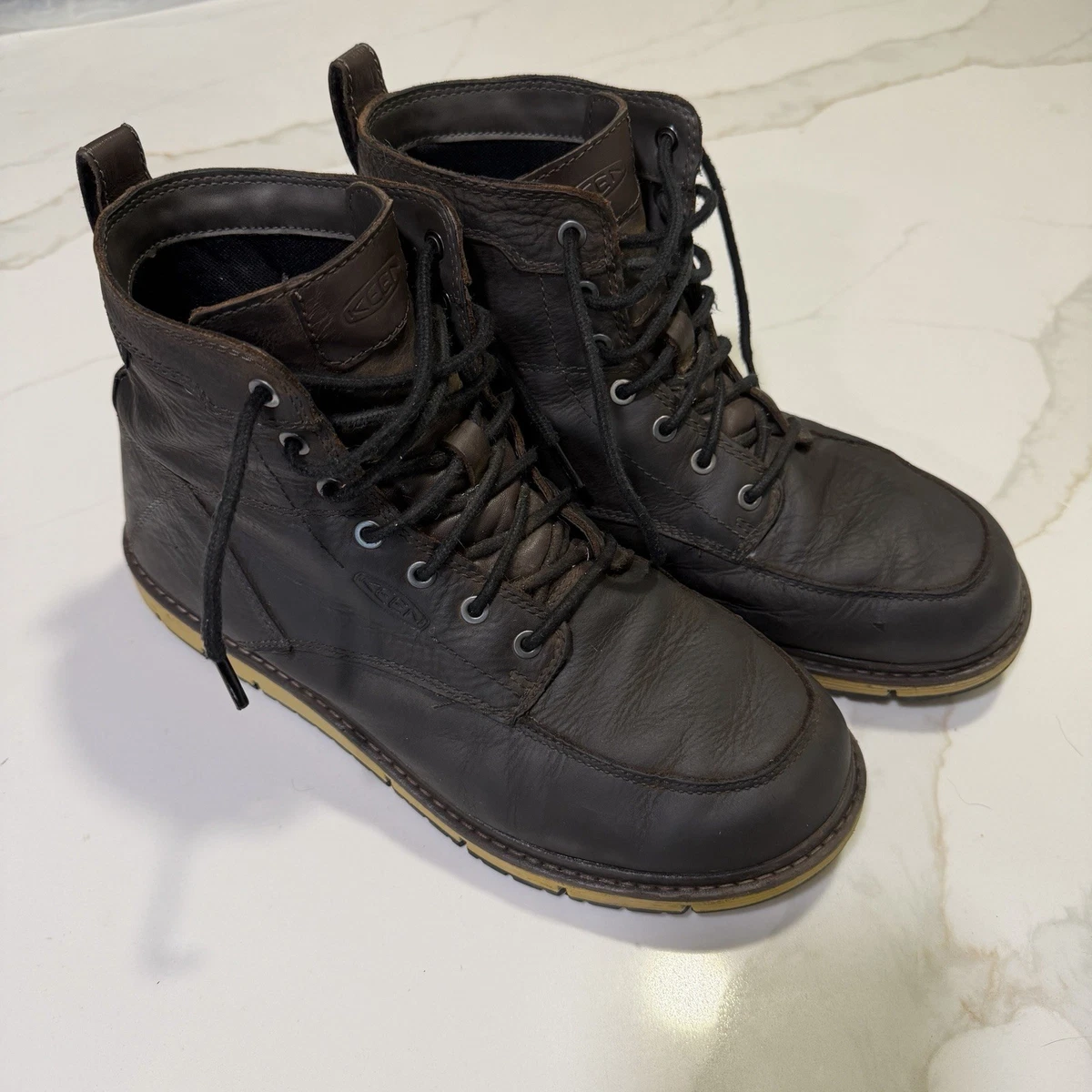Keen Akron Utility Work Boots Mens Size 9 Waterproof Leather Slip Resistant Male KEEN Utility KEEN Utility KN1028317 Chicago, Men main image 3
