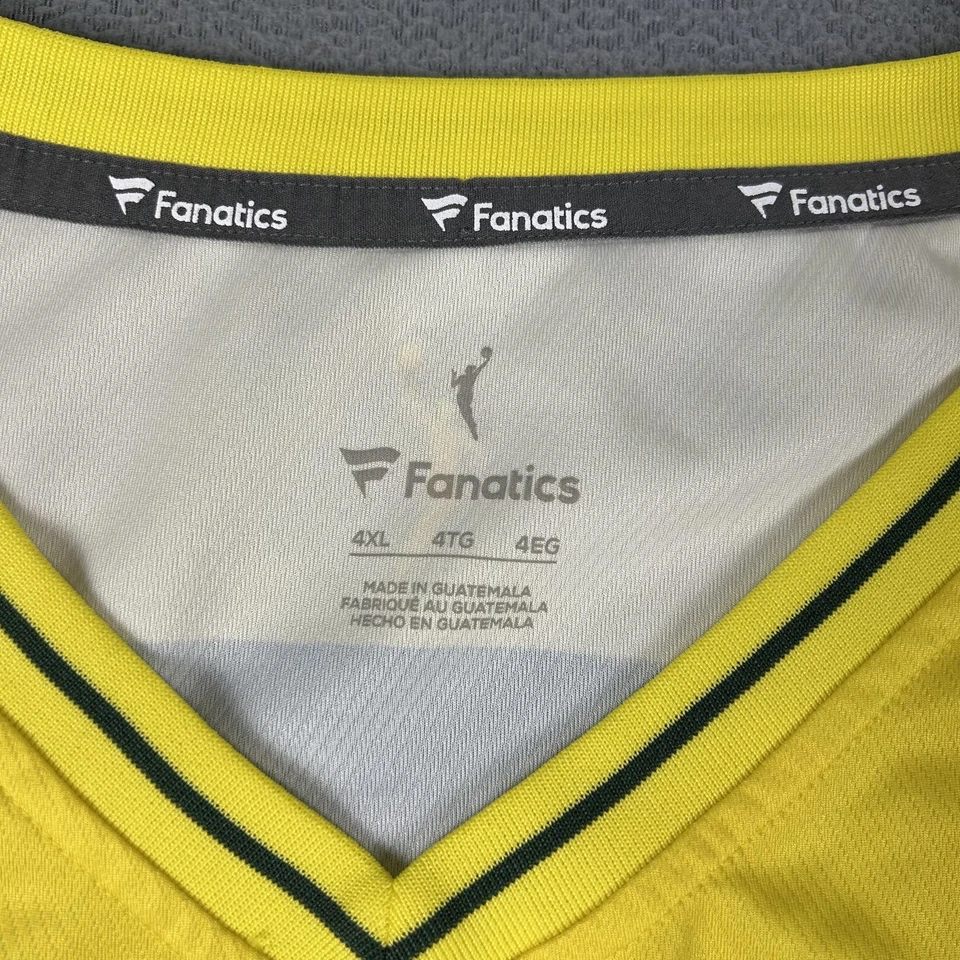 Camiseta deportiva Seattle Storm para hombre 4XL verde amarilla WNBA fanáticos del baloncesto Sundell 2 Foto 4 de 4