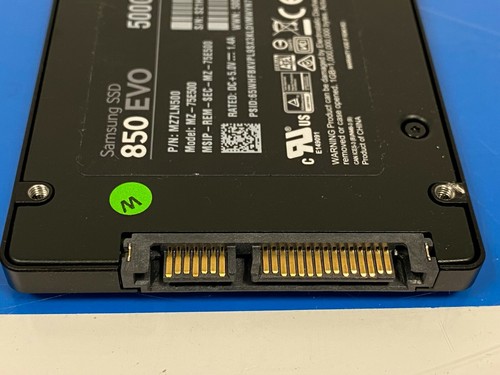 Samsung 850 EVO 2.5" 500GB SSD Sata III MZ-75E500 Solid State Drive MZ7LN500 - Afbeelding 3 van 3