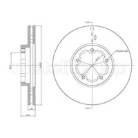 Metelli 2X Bremsscheibe Vorne Ø300 Mm BelüFtet FüR Ford Transit Bus Fd_ _ Fb_