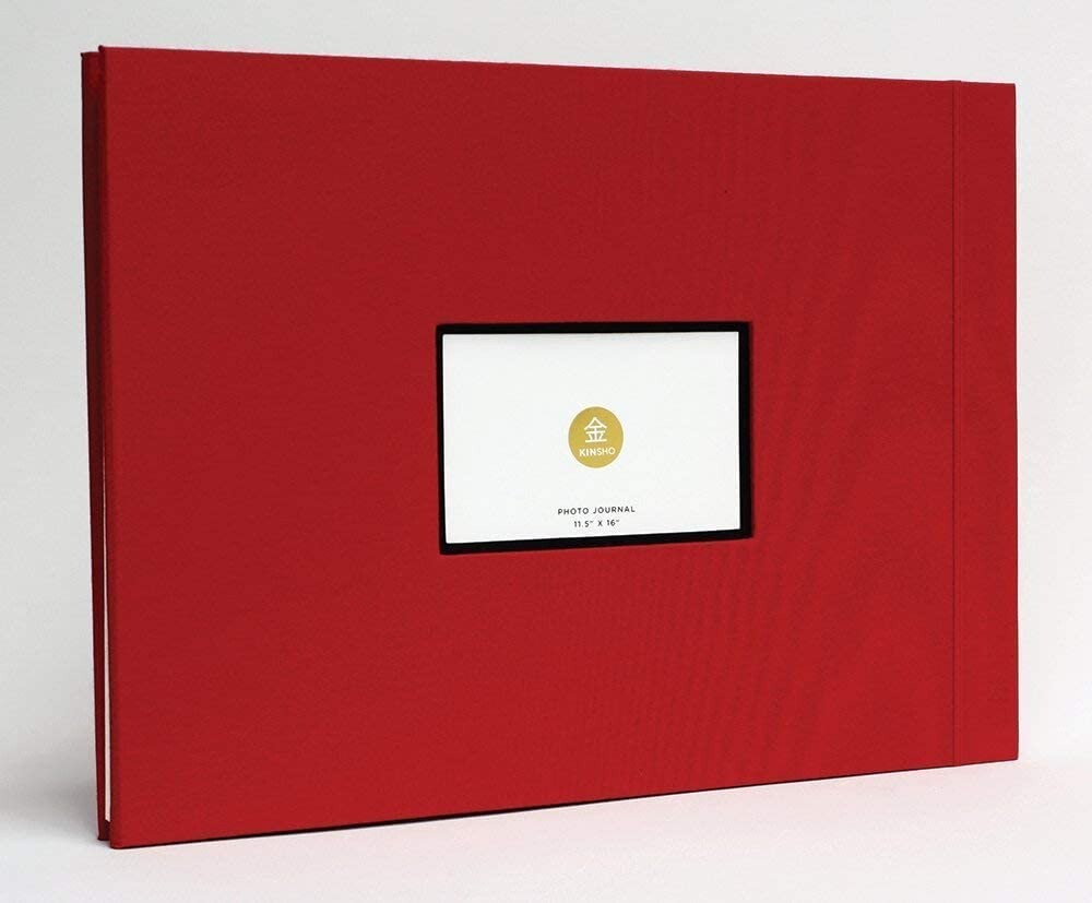 Kinsho Photo Journal 11.5"x16" - Red