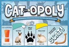 Cat-Opoly Board Game Outset New