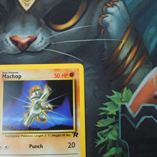 Machop 59/82 Pokemon Team Rocket Played Single Card WOTC Unlimited - Picture 4 of 12
