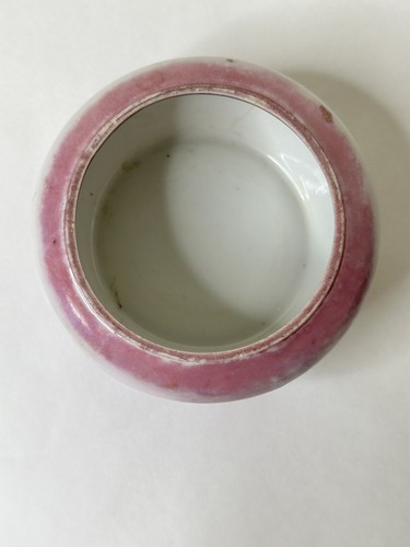 Gold Castle Bathing Beauty Powder Box - Multicolored Luster, Red Mark #43, 5.5" - Picture 7 of 12
