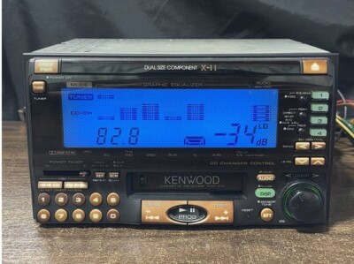 Kenwood KRC-X11 2DIN Cassette Deck Player Tested | eBay