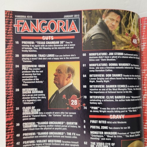 FANGORIA 319 Django Unchained, Quentin Tarantino, Traci Lords - Picture 8 of 13