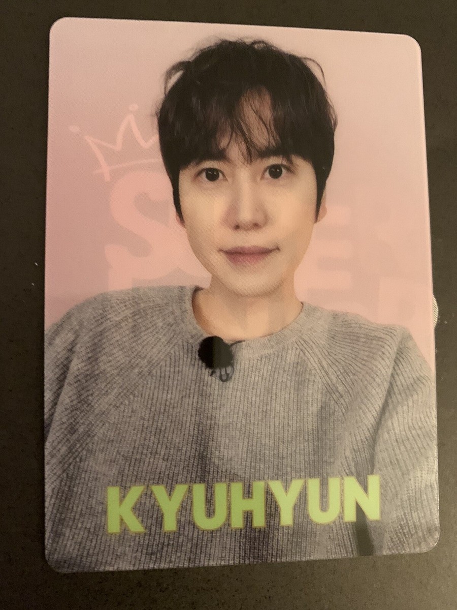 SUPER JUNIOR KYUHYUN 2022 JAPAN SPECIAL EVENT CLEAR CARD | eBay