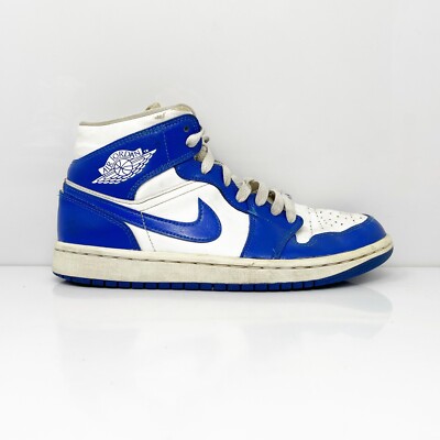 Nike Womens Air Jordan 1 Mid BQ6472-104 Blue Basketball Shoes